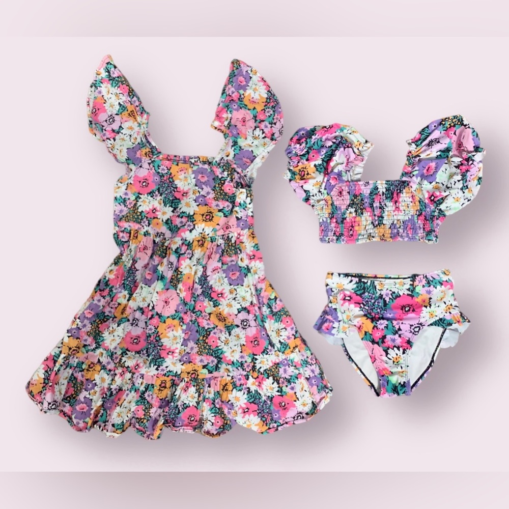 Cotton on dress/cover up and two piece swimsuit